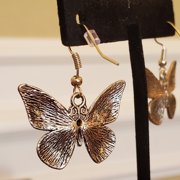 New Handmade Butterfly Drop Earrings - Picture 8 of 8